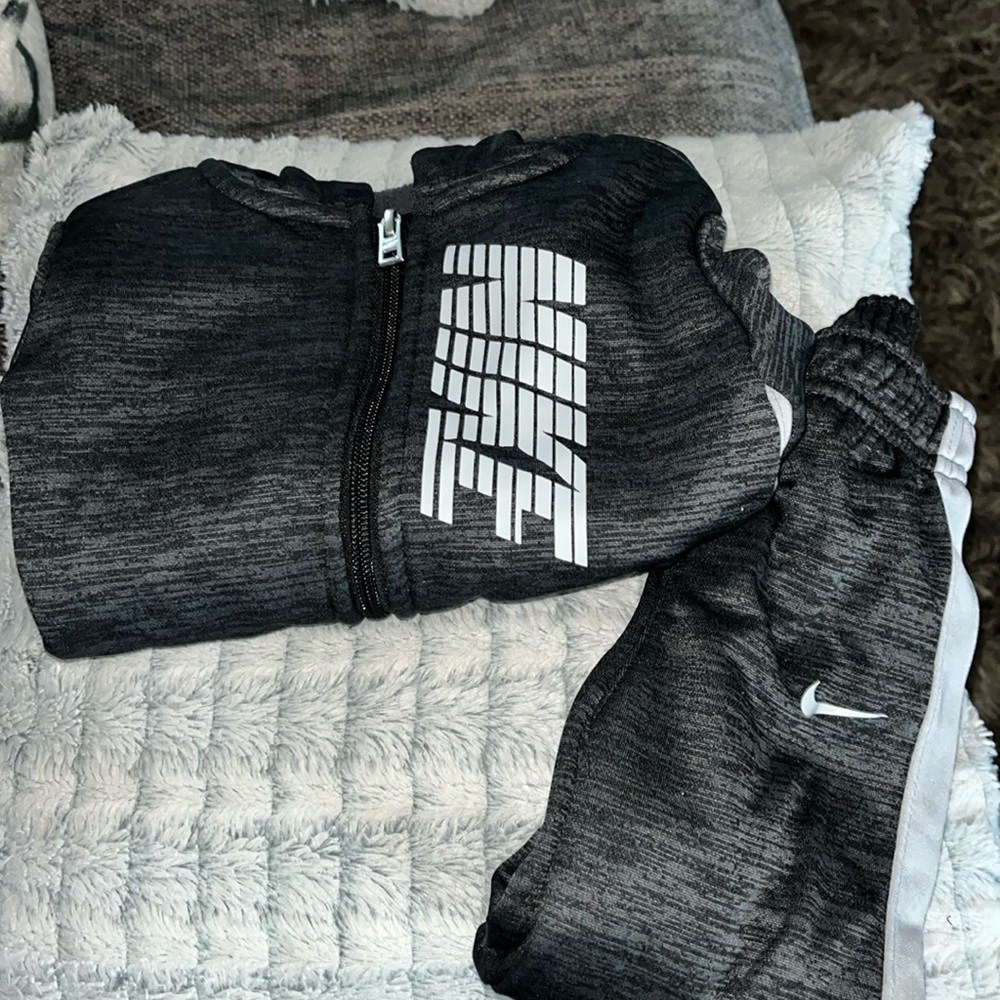 Nike 24 month gray tracksuit